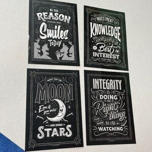 Set of 4 Motivational Posters